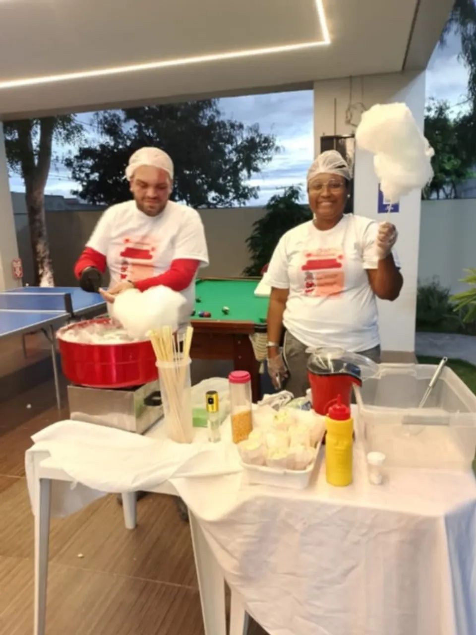 Algodão doce  e pipoca em eventos e festas combo 