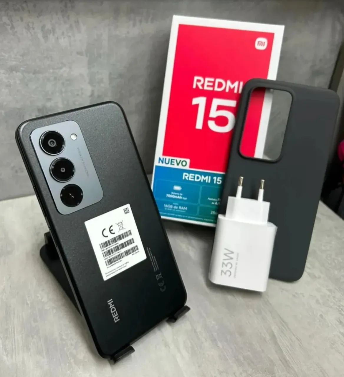 Aparelho Redmi 15. Versão global . 128 gigas e capa inclusa 