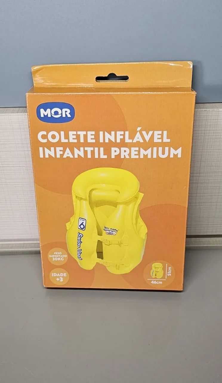Colete Inflável Infantil Premium - Mor - Foto 2