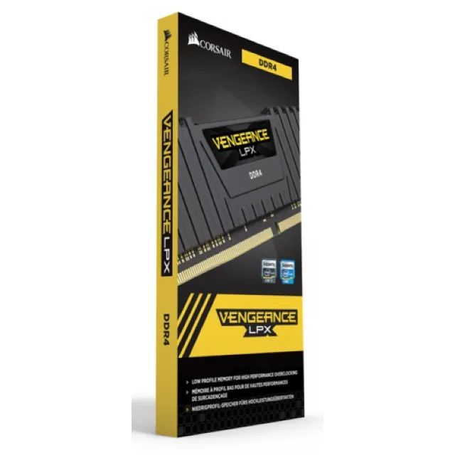 Memória RAM Corsair Vengeance LPX, 16GB, 3200MHz, DDR4, CL16, Preto-loja Fs