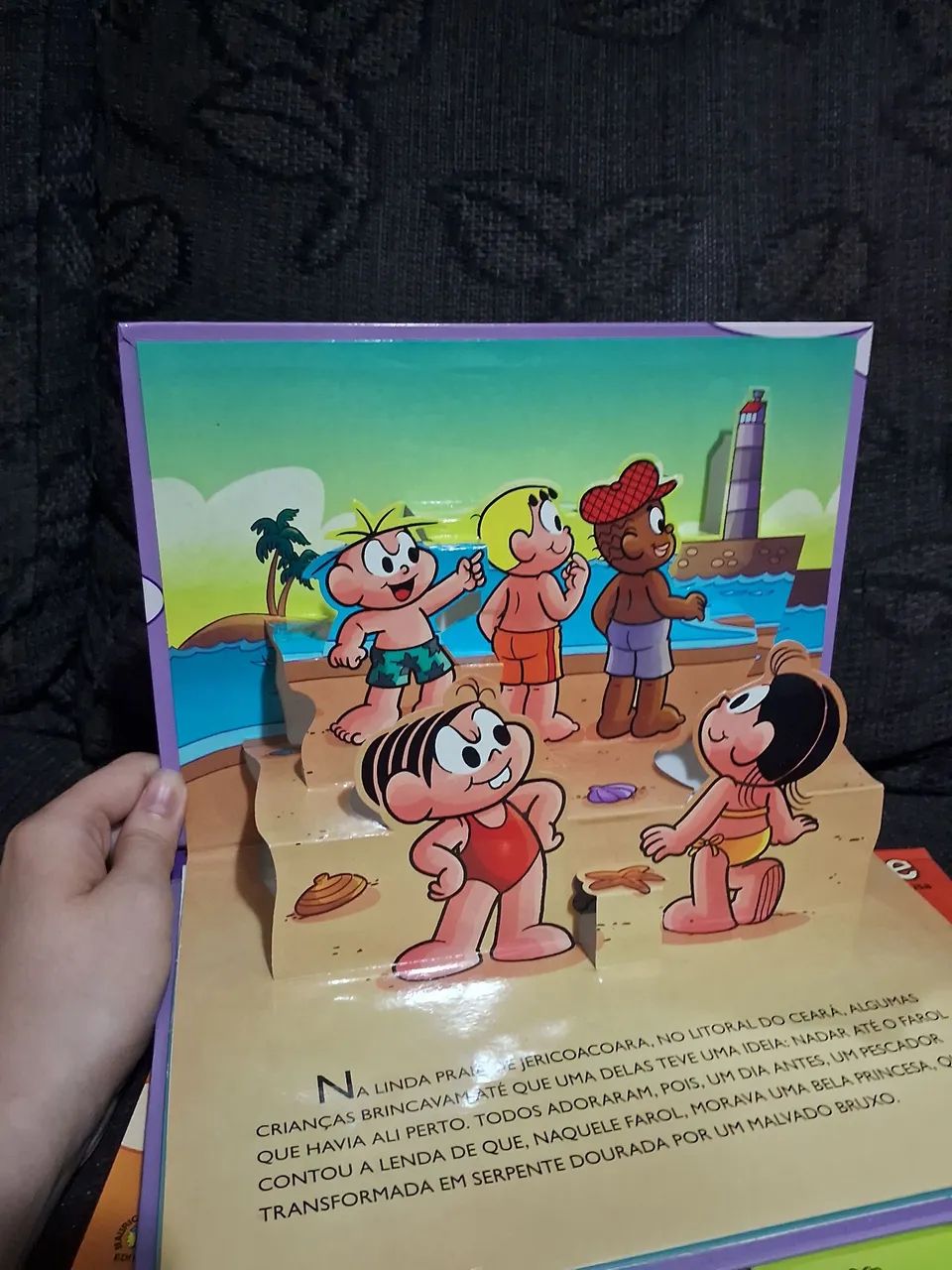 Livros infantis Brincando de Folclore - Turma da Mônica - Foto 2