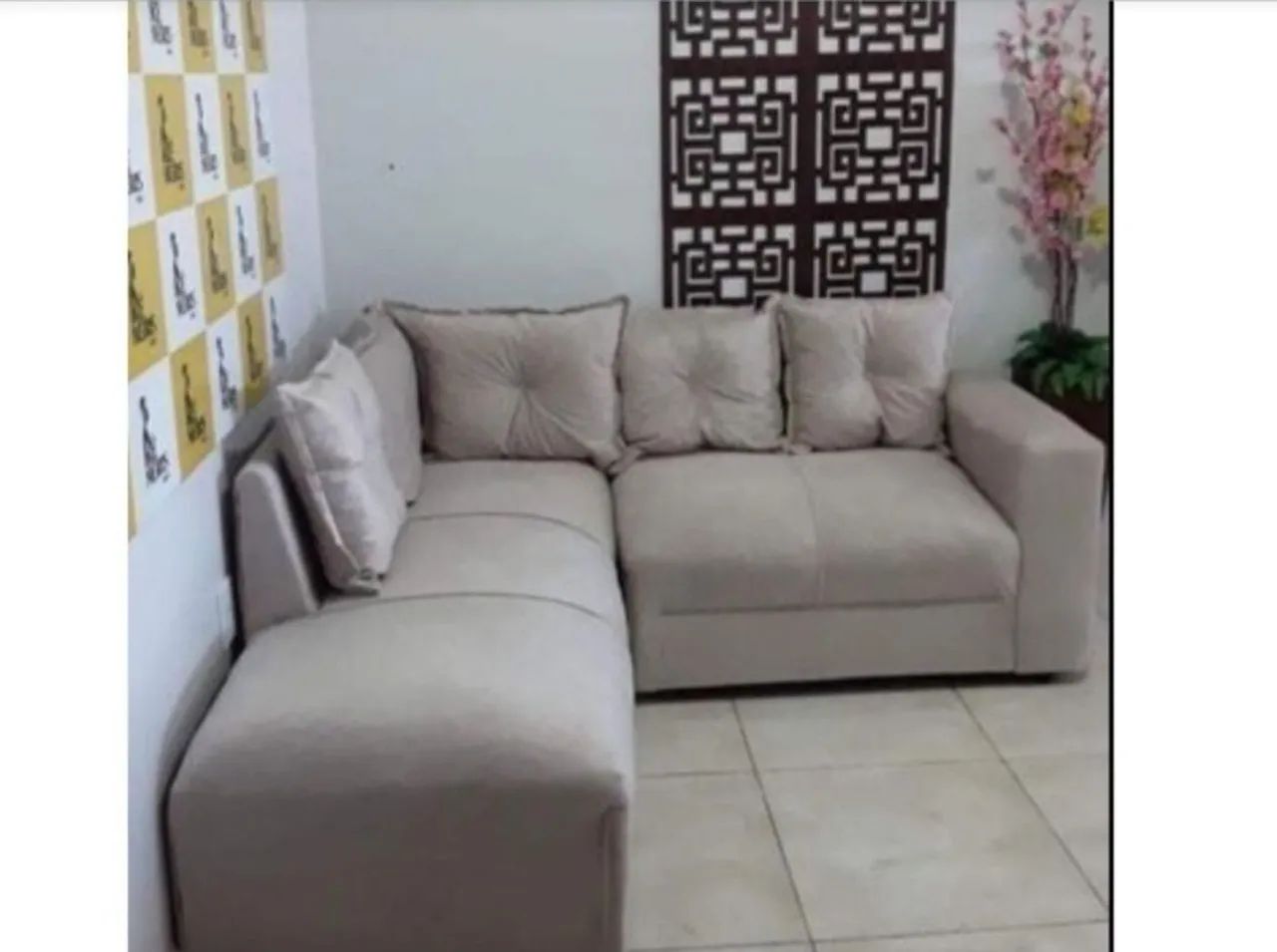 Sofá de Canto - Conforto e Estilo