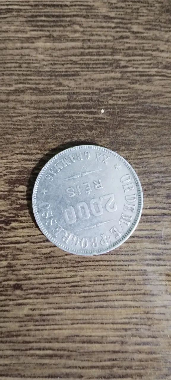 MOEDA ANTIGA PRATA - Foto 2