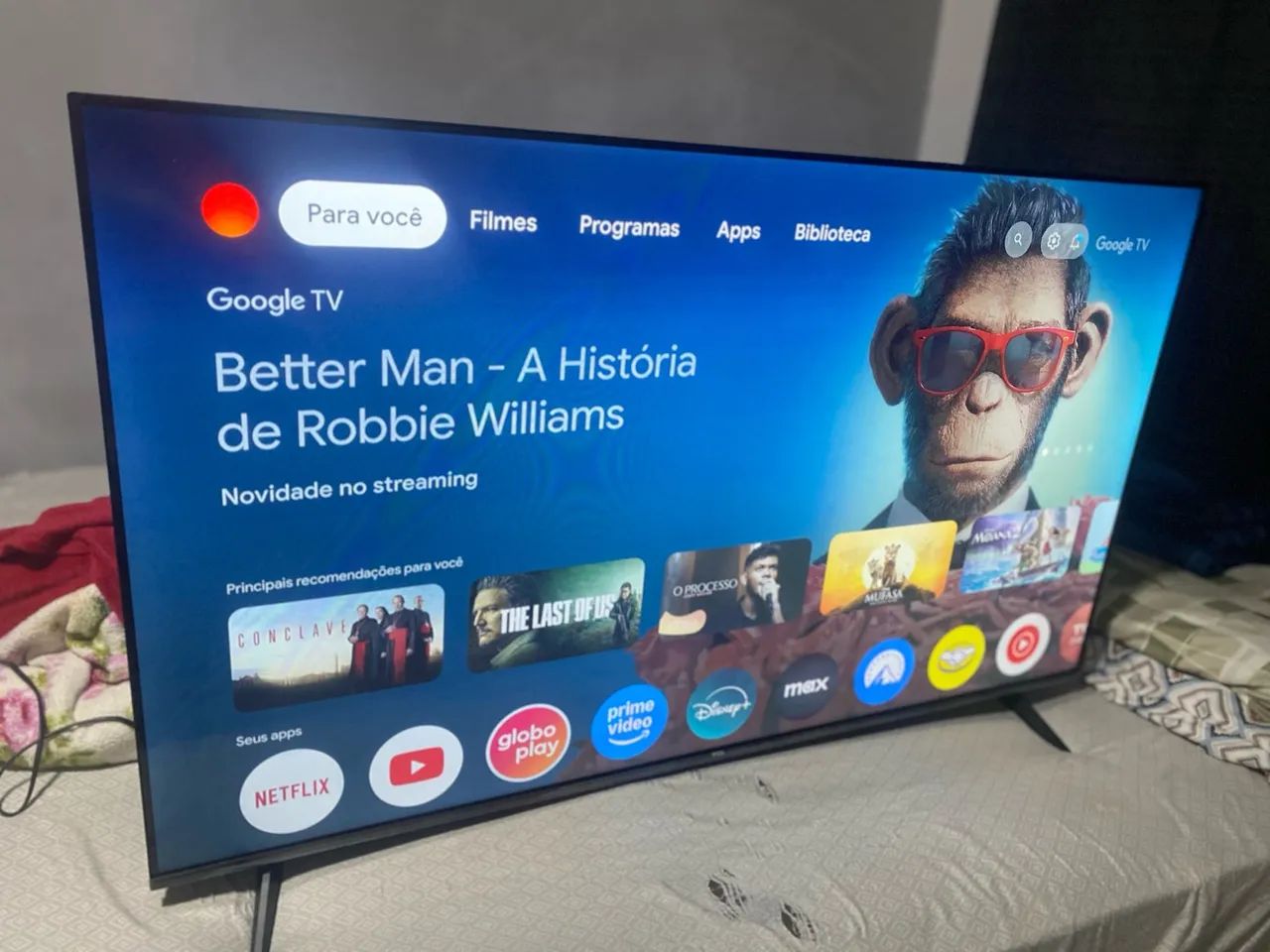 TV TCL Smart 4K com Assistente Virtual 50 polegadas  - Foto 5