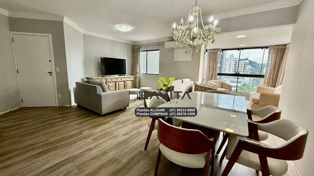 ALUGAR Jardim Blumenau - Apartamento com 4 dormitórios para alugar, 155 m² por R$ 5.500/mê