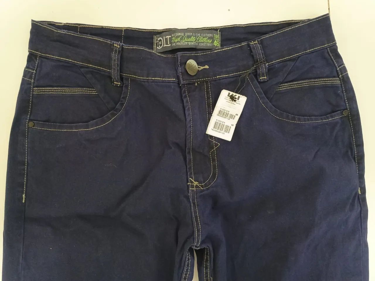 Calça Masculina Jeans Azul Escuro - Foto 3