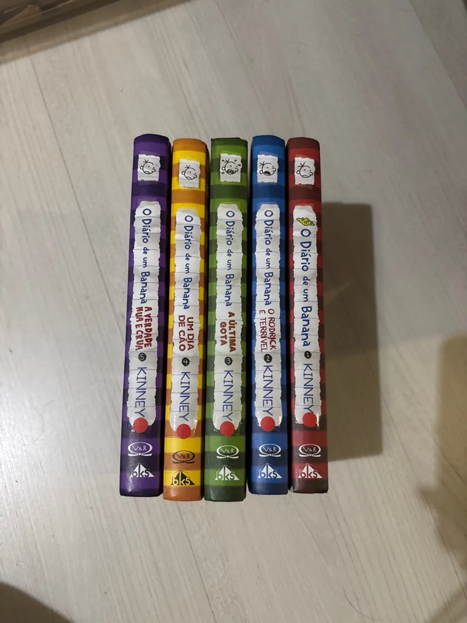 Coleção Diário de um Banana - Jeff Kinney volumes 1 a 5