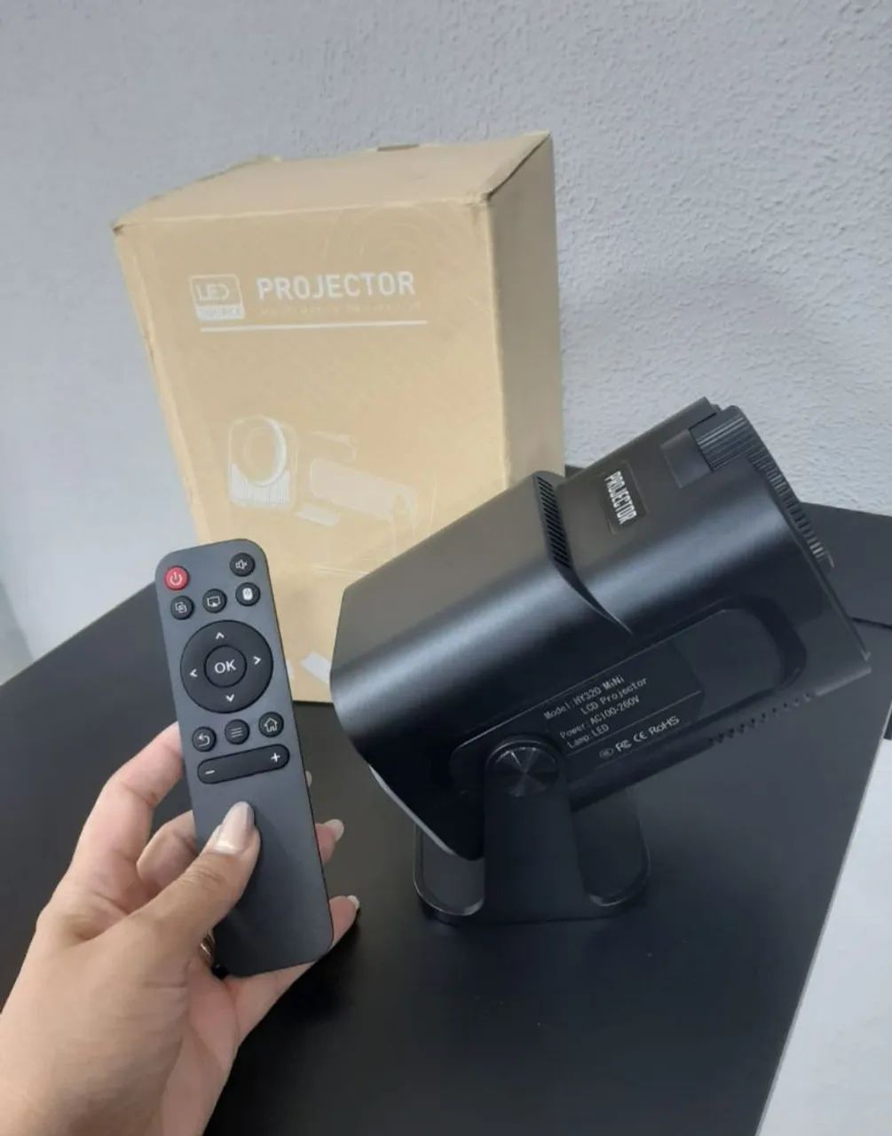 Projetor Hy320 Android (1080p) - o melhor, queima - Foto 4