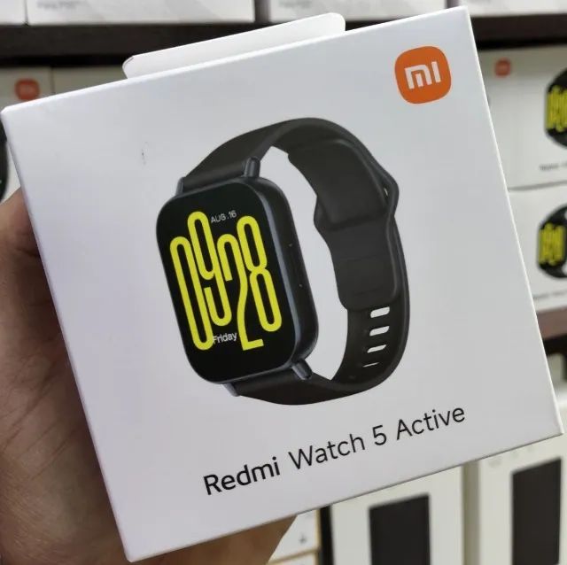 Xiaomi Redmi Watch 5 Active Com Bateria Hyperos 18 Dias Call Caixa Preto Pulseira Preto Bi