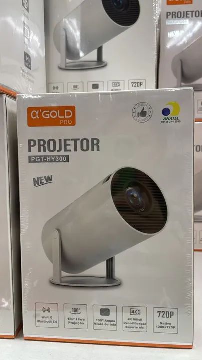 Projetor portátil 4k Android HY 300