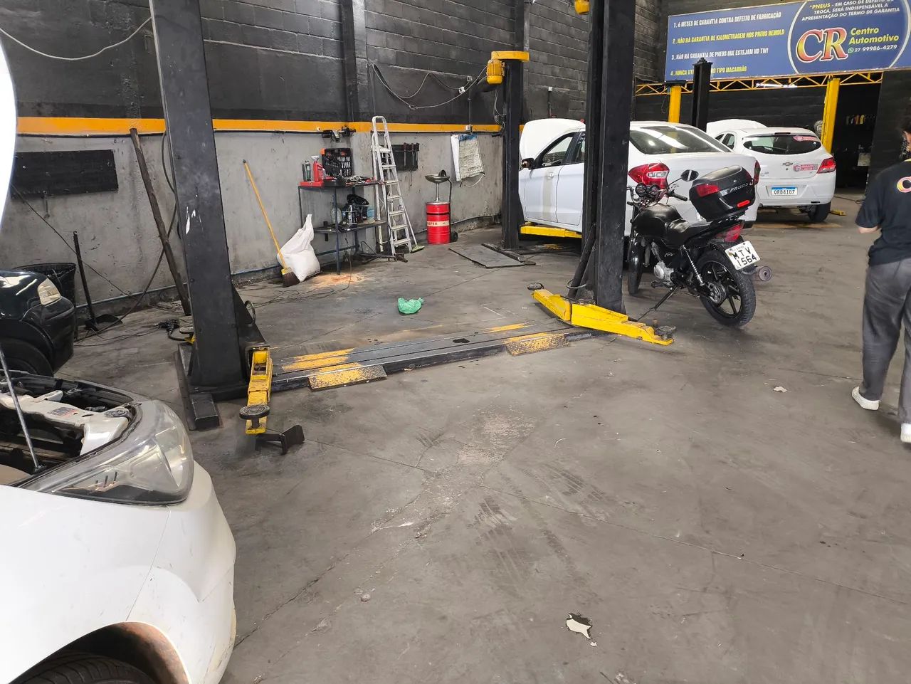 Oficina mecânica geral conpleta alinhamento  vendo ,passo ponto  - Foto 3