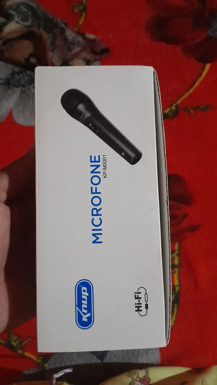 Microfone Knupp KP-M0001 Hi-Fi