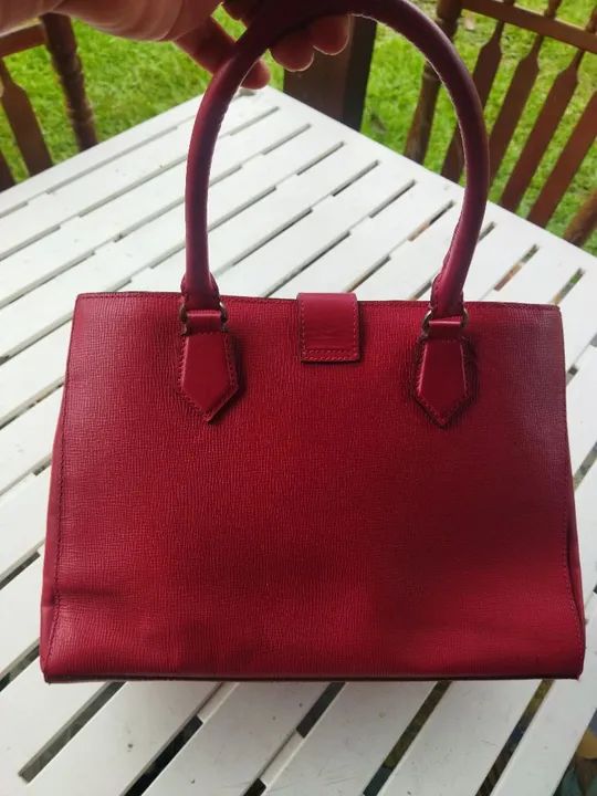 Bolsa de mão vermelha Schutz  - Foto 2