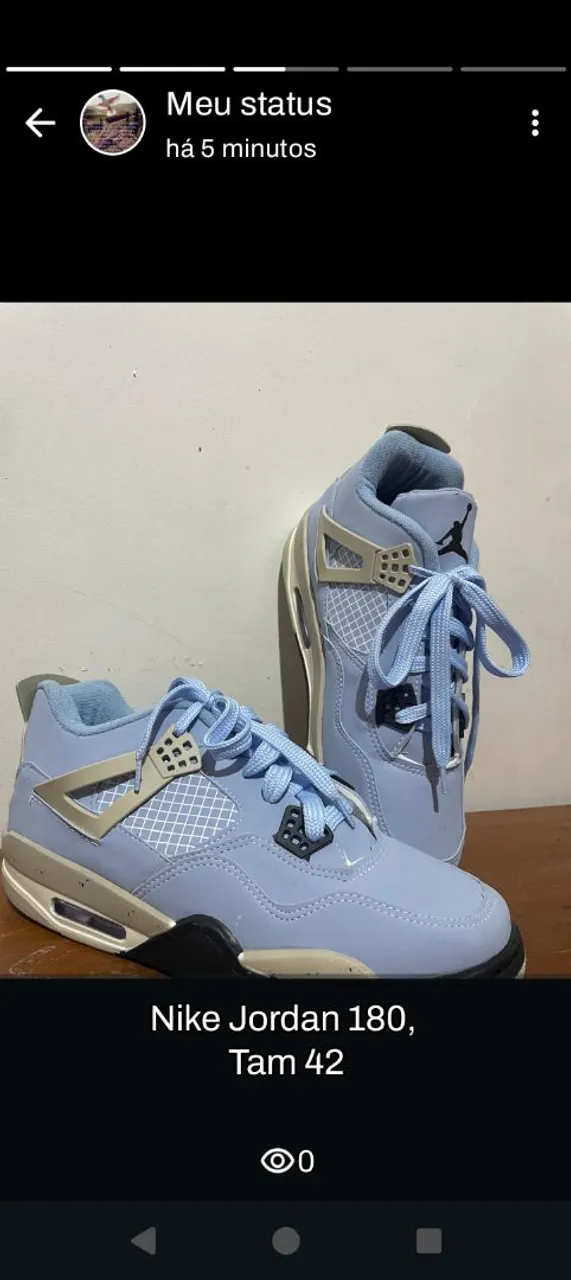 Nike Jordan 4 UNC - Tam 42