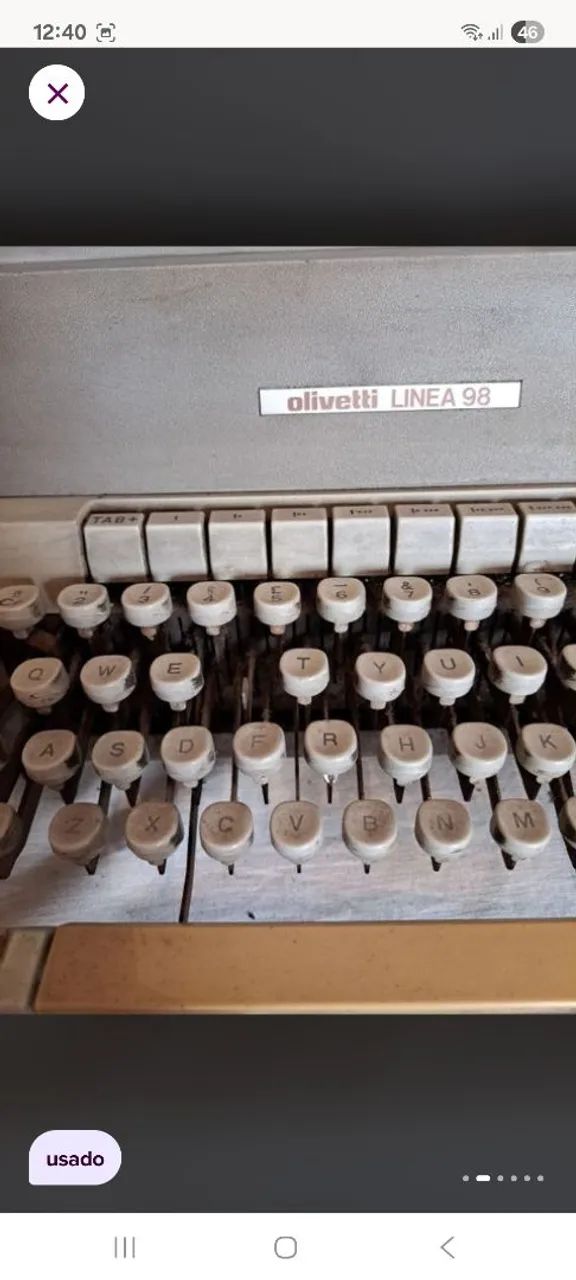 Máquina de escrever Olivetti  - Foto 4