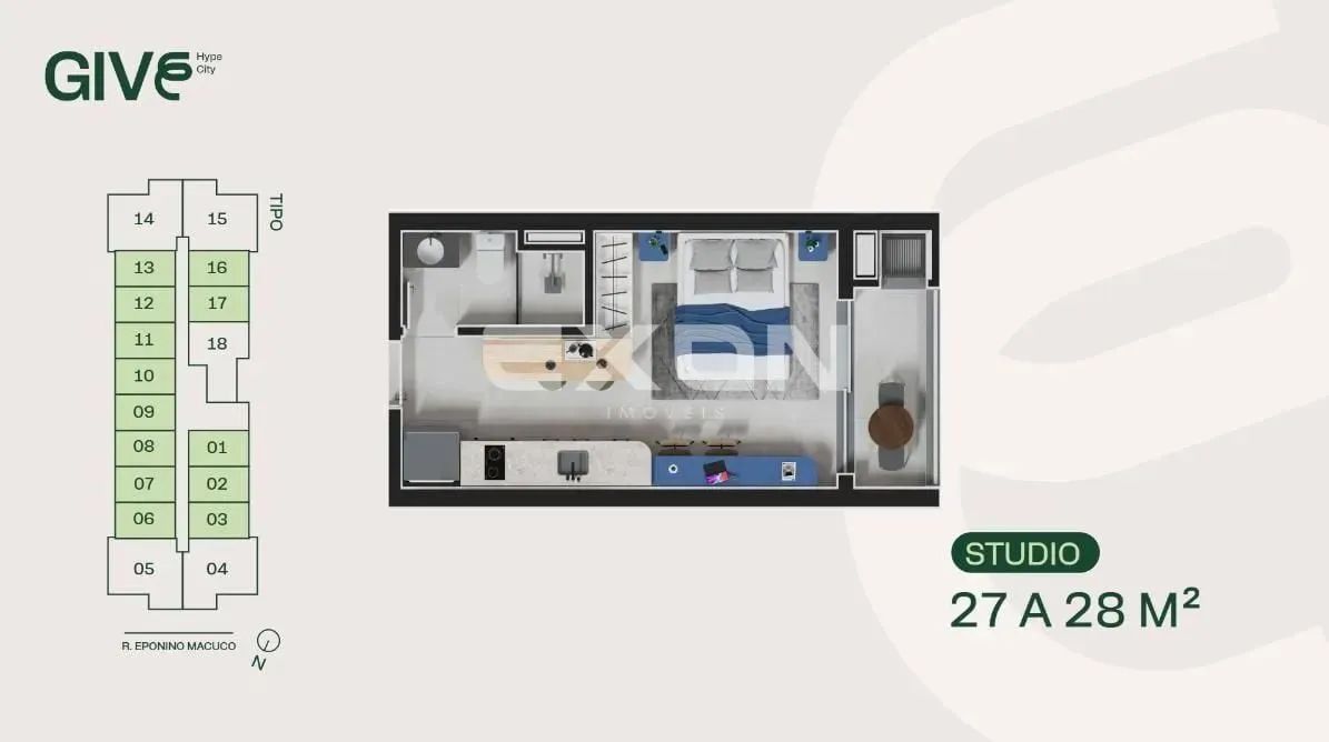 Studios e Apartamentos no Capão Raso  More ou Invista na Planta com Condições Especiais - Foto 3