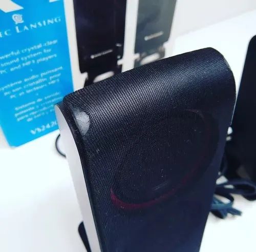 Caixas de som Altec Lansing 2.0 para PC notebook celular - Foto 4