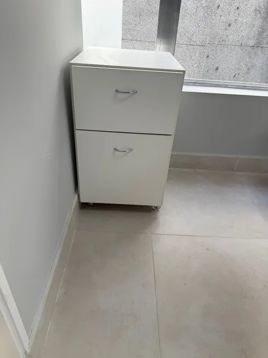 Gaveteiro Branco 2 Gavetas