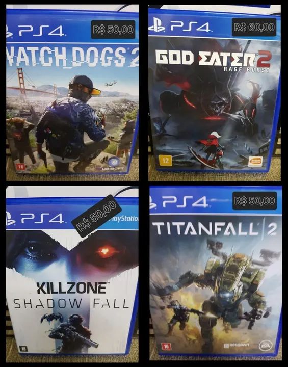 Vende-se Diversos Jogos PS4 e PS5