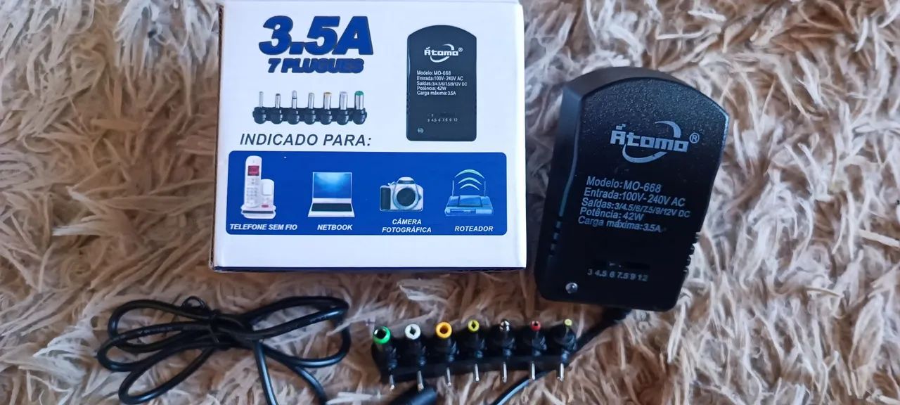 Fonte de Alimentação Universal 3.5A 7 Plugues - Foto 4