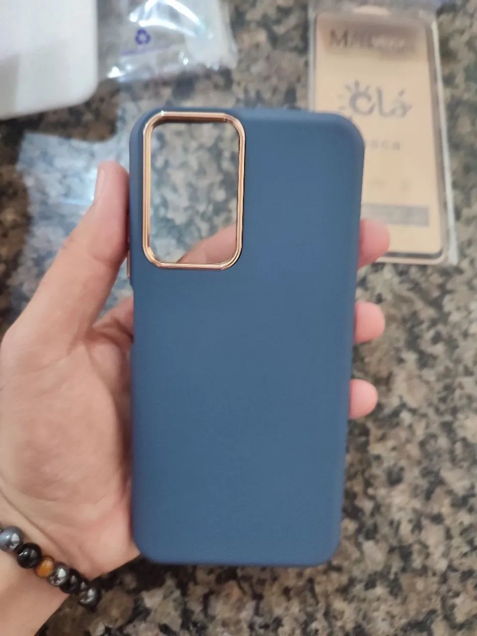 Capinha para Celular Xiaomi Redmi Note 10s 4g- Azul Escuro - Foto 2