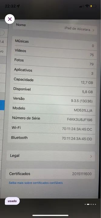 iPad segunda geração  - Foto 4