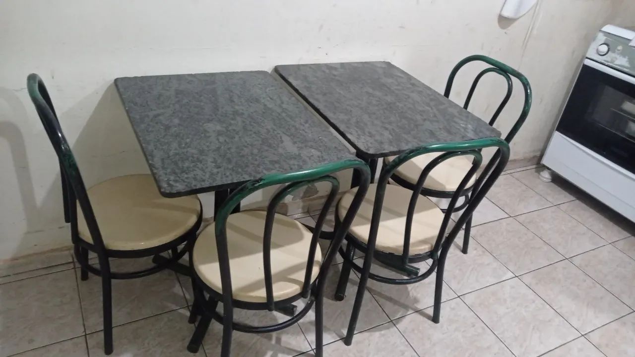 Conjunto Mesa de Jantar 4 Cadeiras - Foto 2