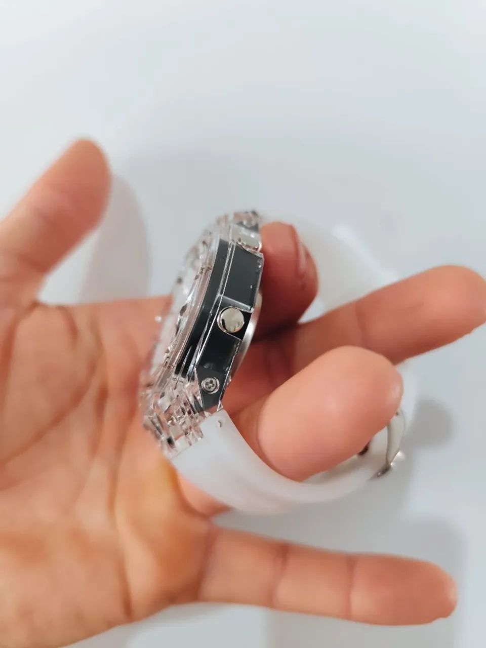 G-Shock Casio Transparente - Relógio Moderno e Estiloso - Foto 4
