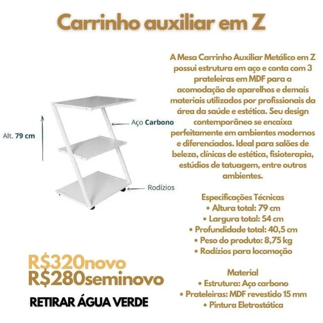 mesinha auxiliar