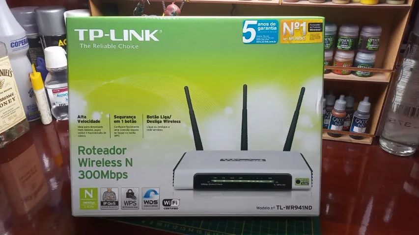 Roteador expansor tp-link tl-wr941nd.