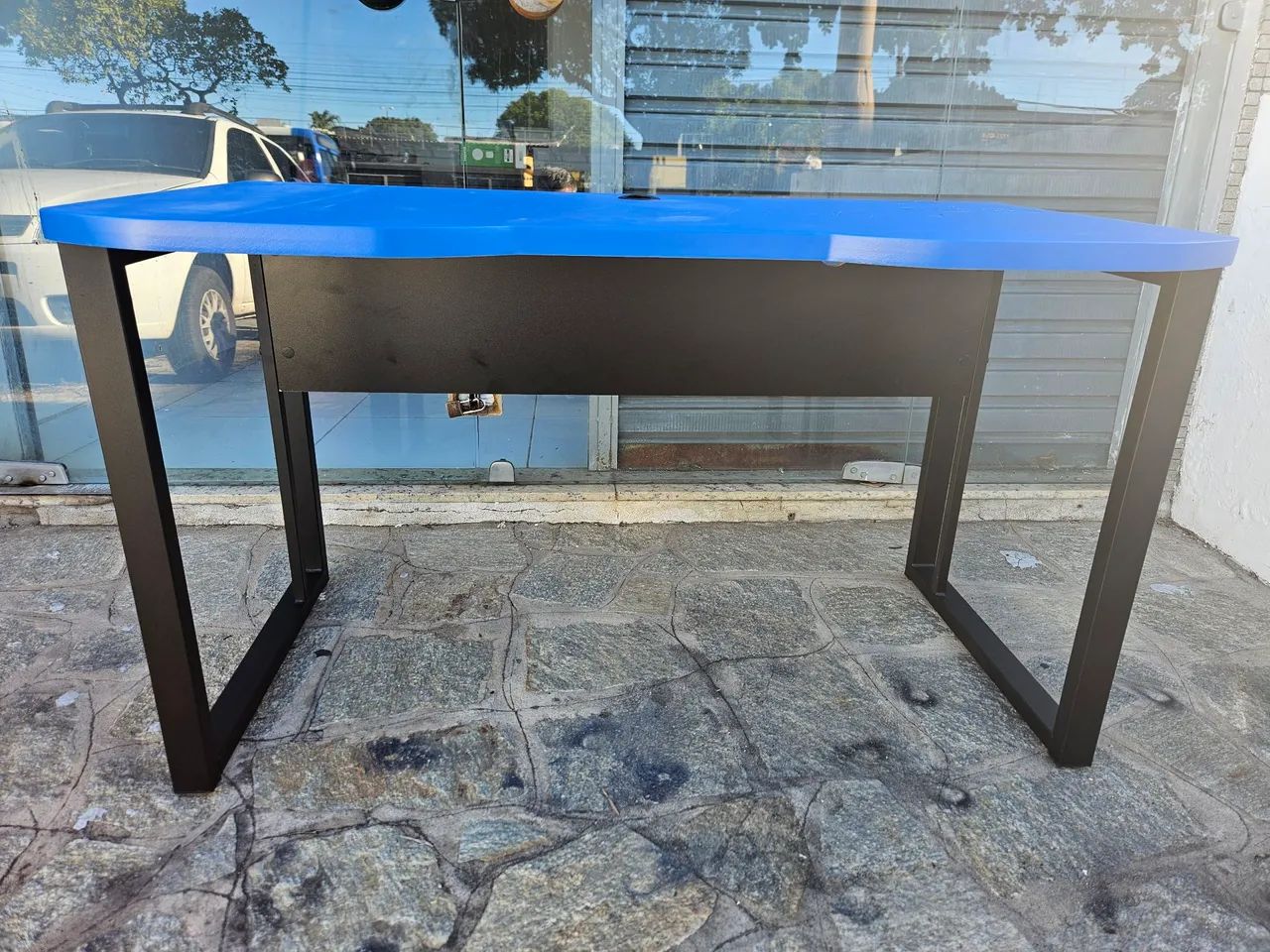Mesa Gamer Azul - Foto 2