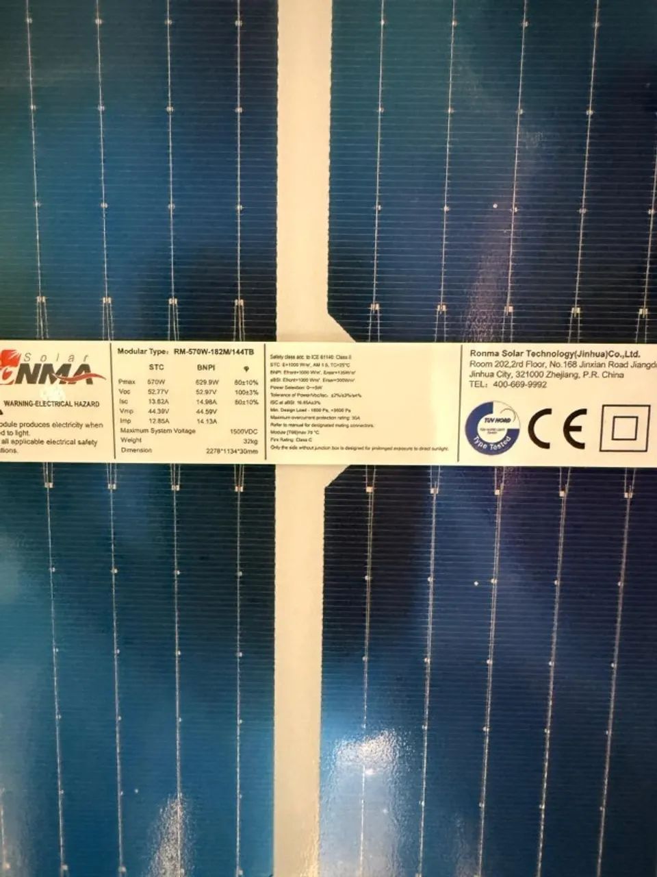 painel solar 550 W64307161179010120