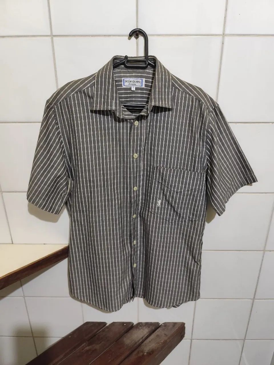 Camisa YSL Listrada - Tamanho M