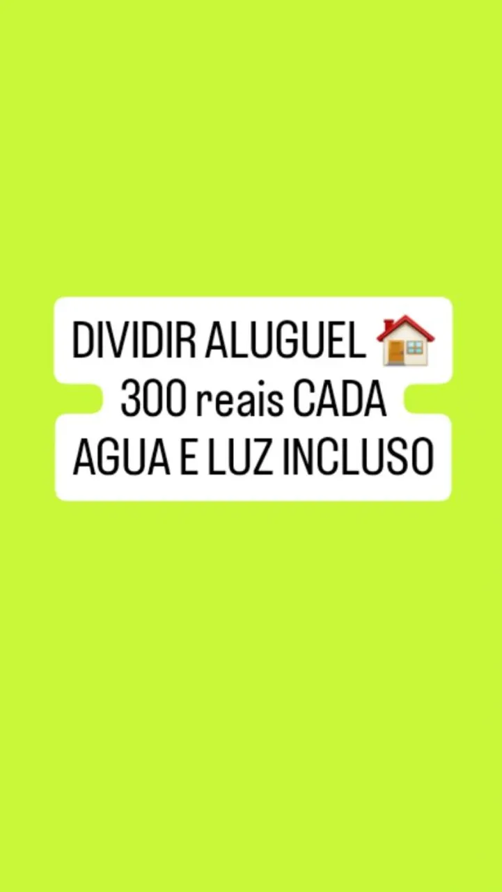 DIVIDIR aluguel