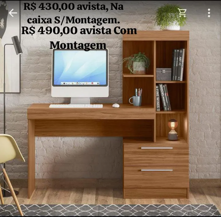 Mesa Office Nova - confira a descrição