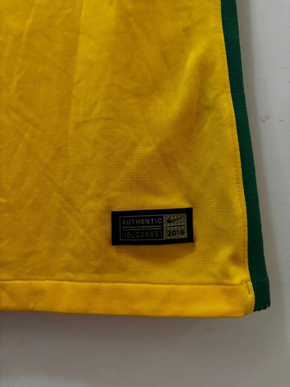 Camisa Brasil 2016 Modelo Jogador Na etiqueta Etiqueta de Lavagem Carimbada - Foto 4