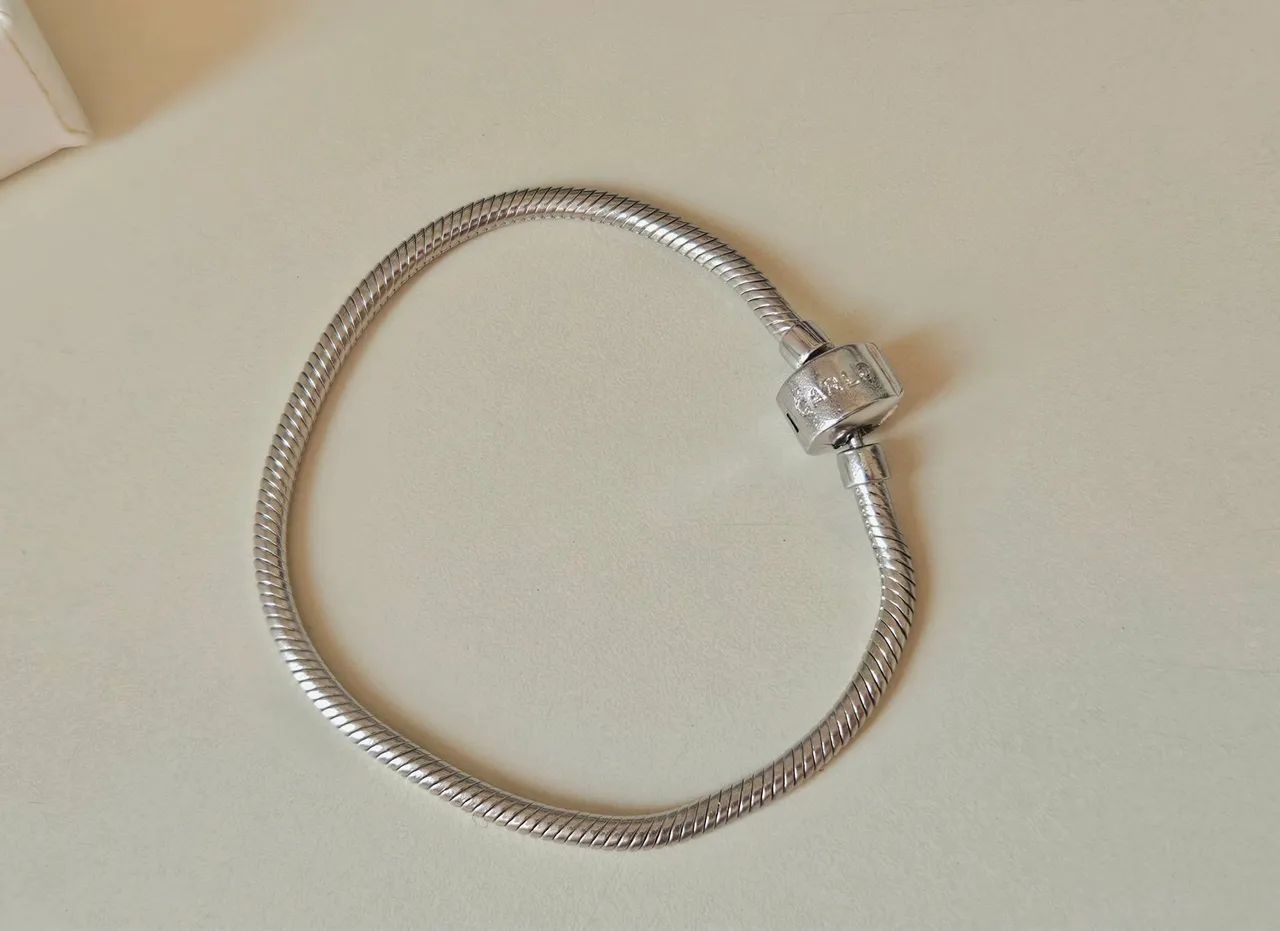 Pulseira maleável em Prata 925 - Monte Carlo - 17cm - Foto 3