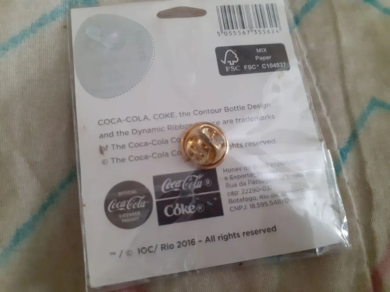 PIN OLIMPÍADAS RIO 2016 COCA COLA NOVO  - Foto 3