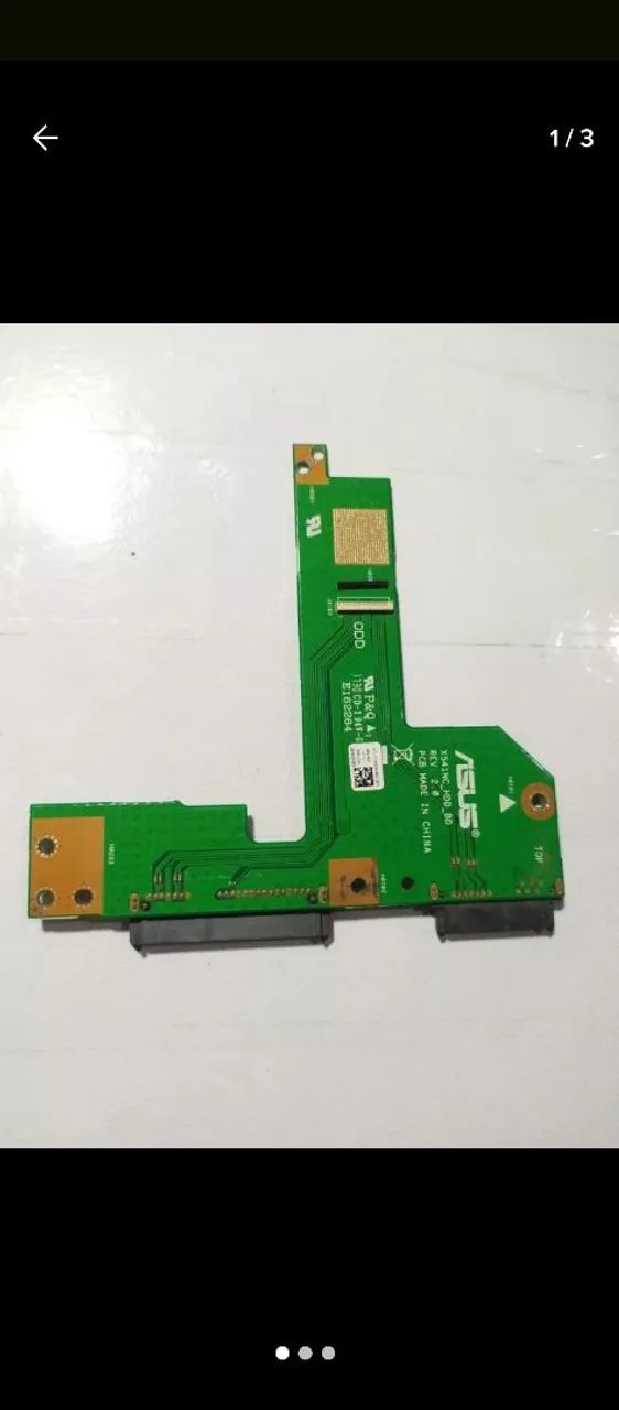 Placa Conectora Do Hd Notebook Asus X541n Leia A Descrição 