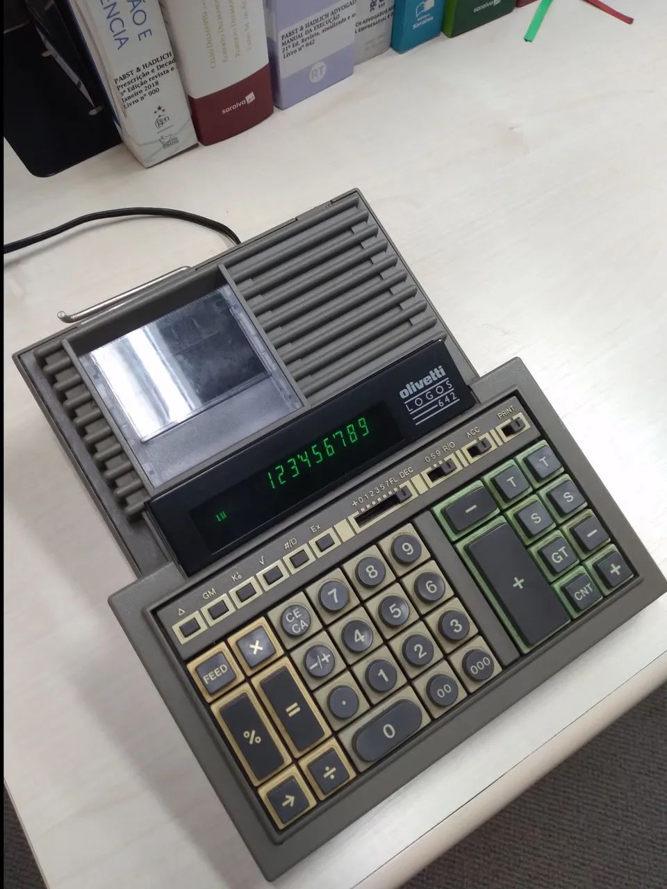 Calculadora Olivetti Logos 642 com Impressão e Display - Foto 5
