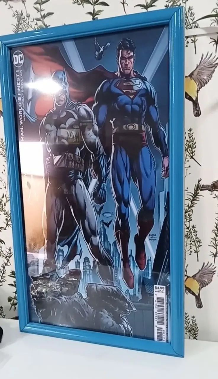 Quadro Batman e Superman Grande 0,82 X 0,50 - Foto 5