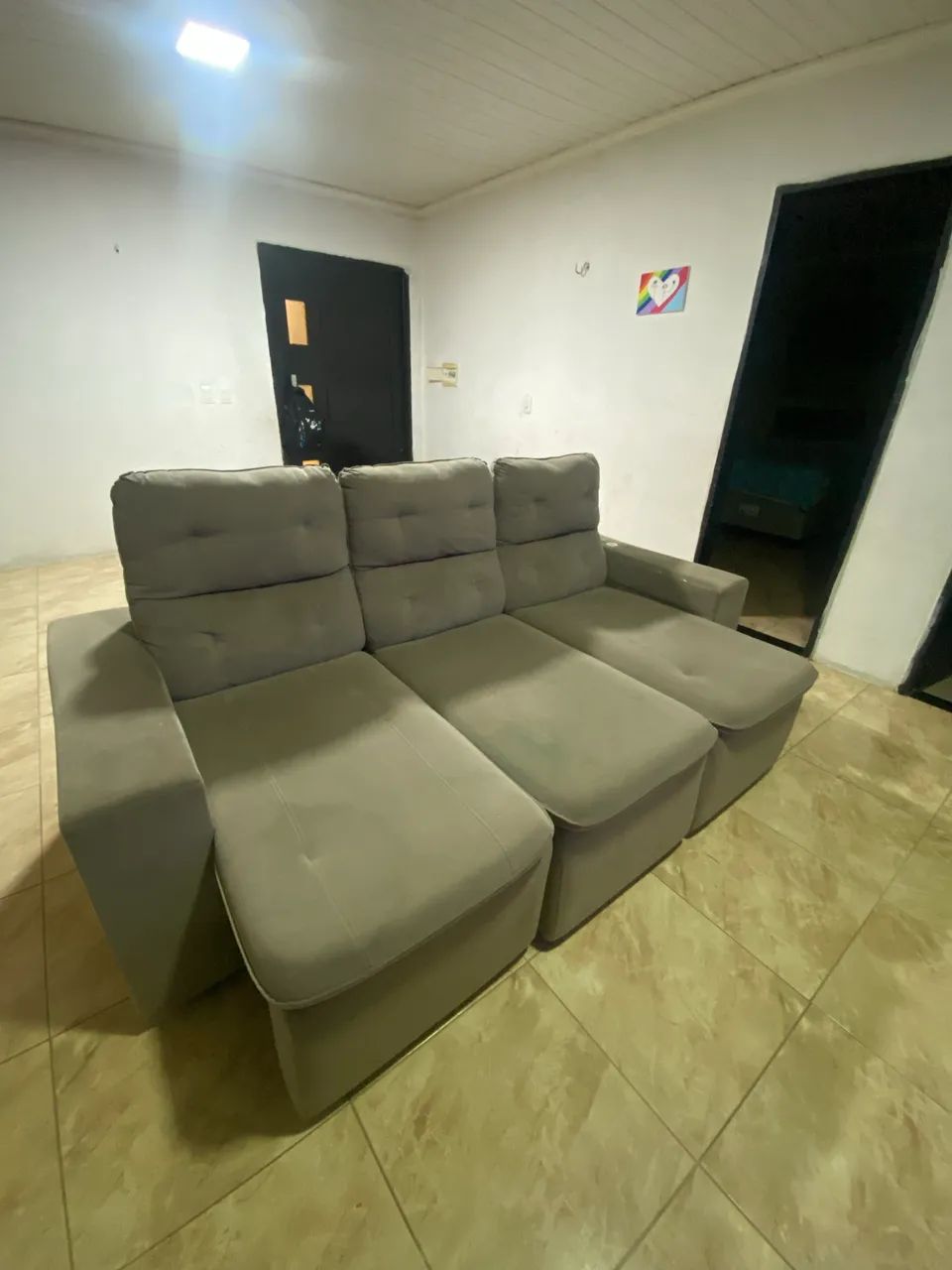 Sofá 3 lugares reclinável  - Foto 3