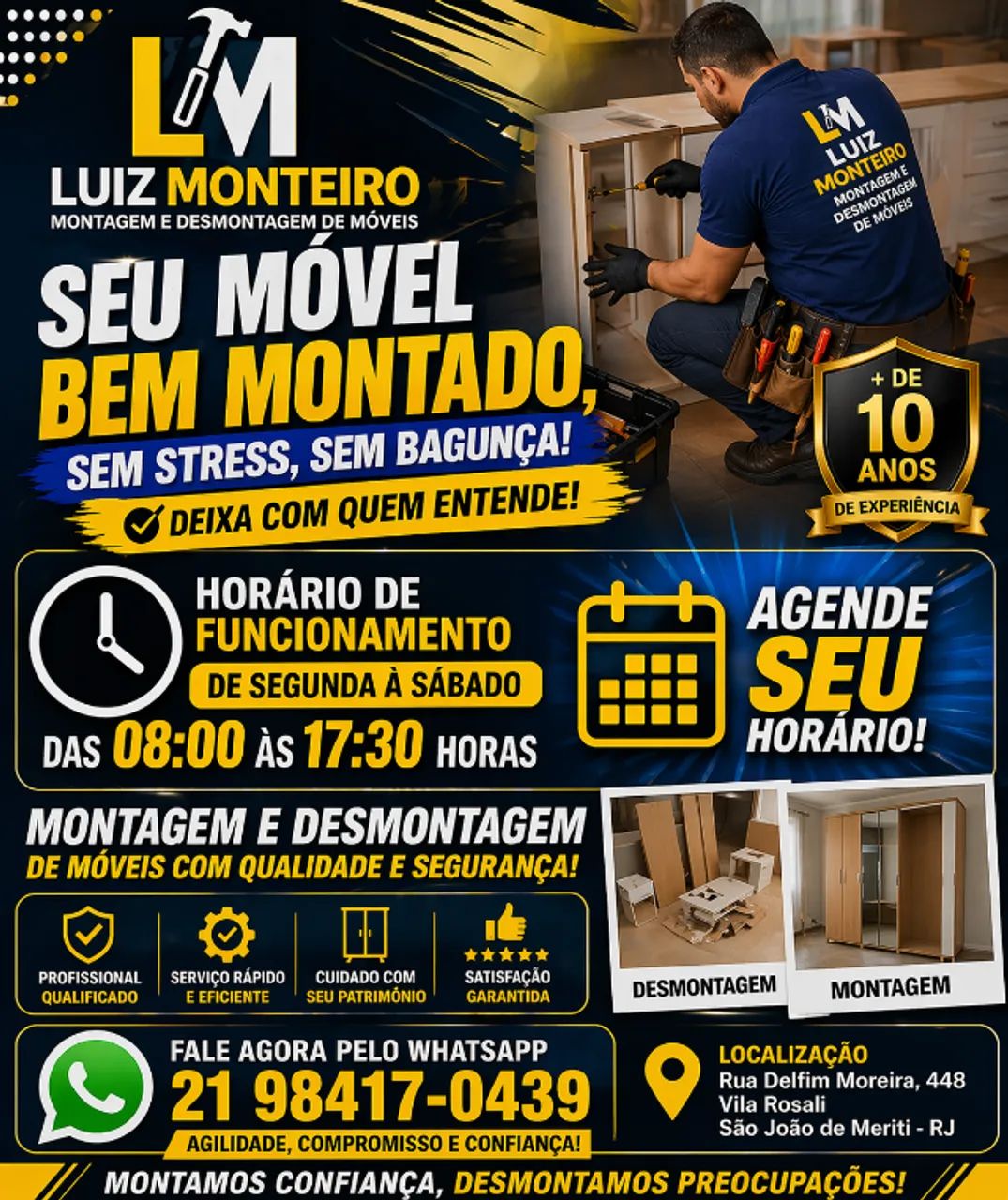LM MONTAGEM E DESMONTAGEM DE MÓVEIS  - Foto 3