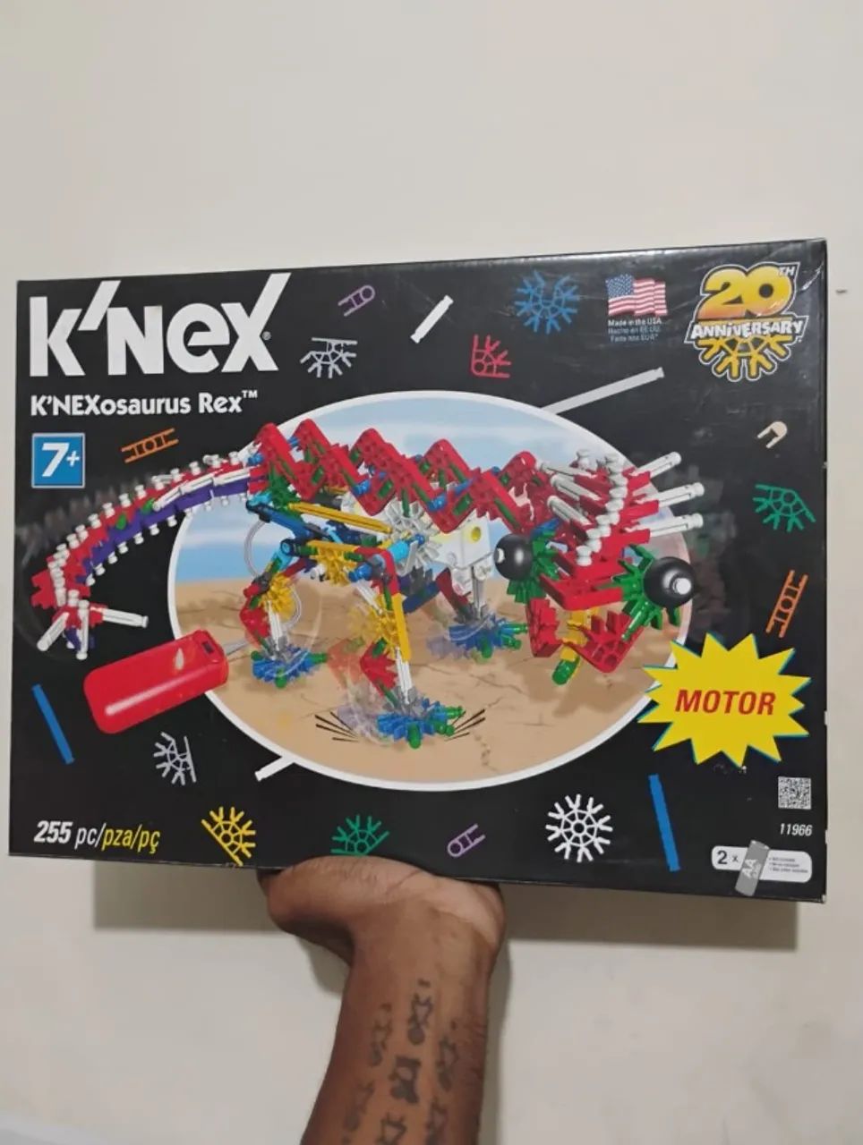 K'NEX Kit de Construção K'NEXaurus Rex ( Completo e Funcionando )
