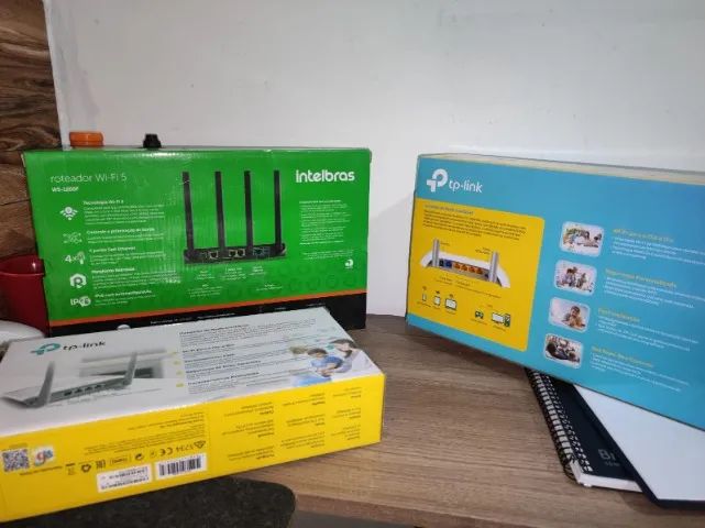 Kit Três Roteadores TP-Link e Intelbras - Foto 2