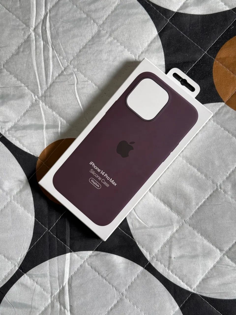 Capa de silicone com MagSafe para iPhone 14 Pro Max - Roxo-silvestre