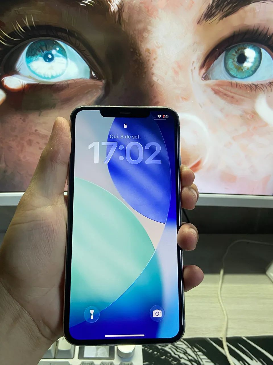 IPHONE 11 PRO MAX BRANCO - Foto 3