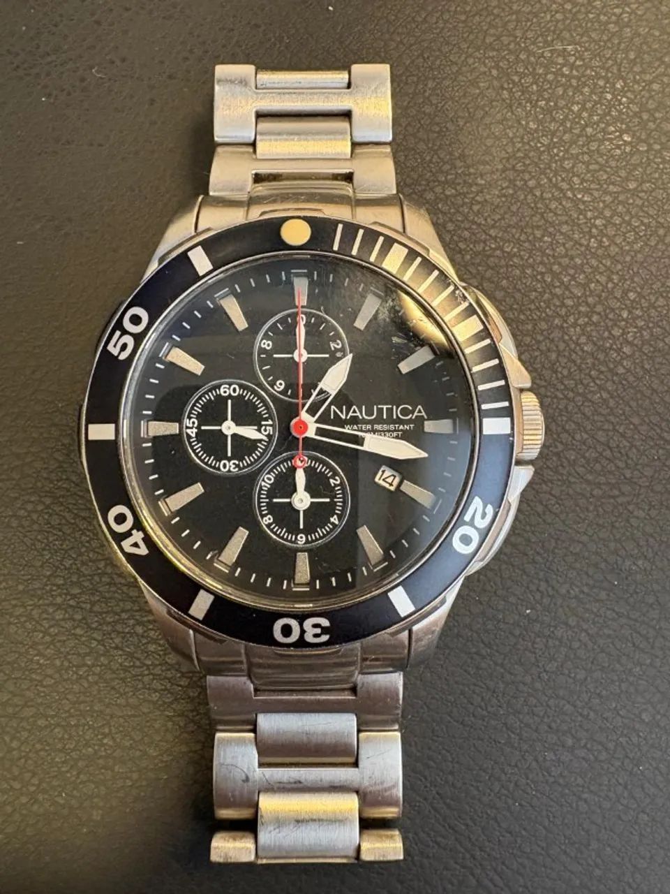 Relógio Nautica em aço inox
