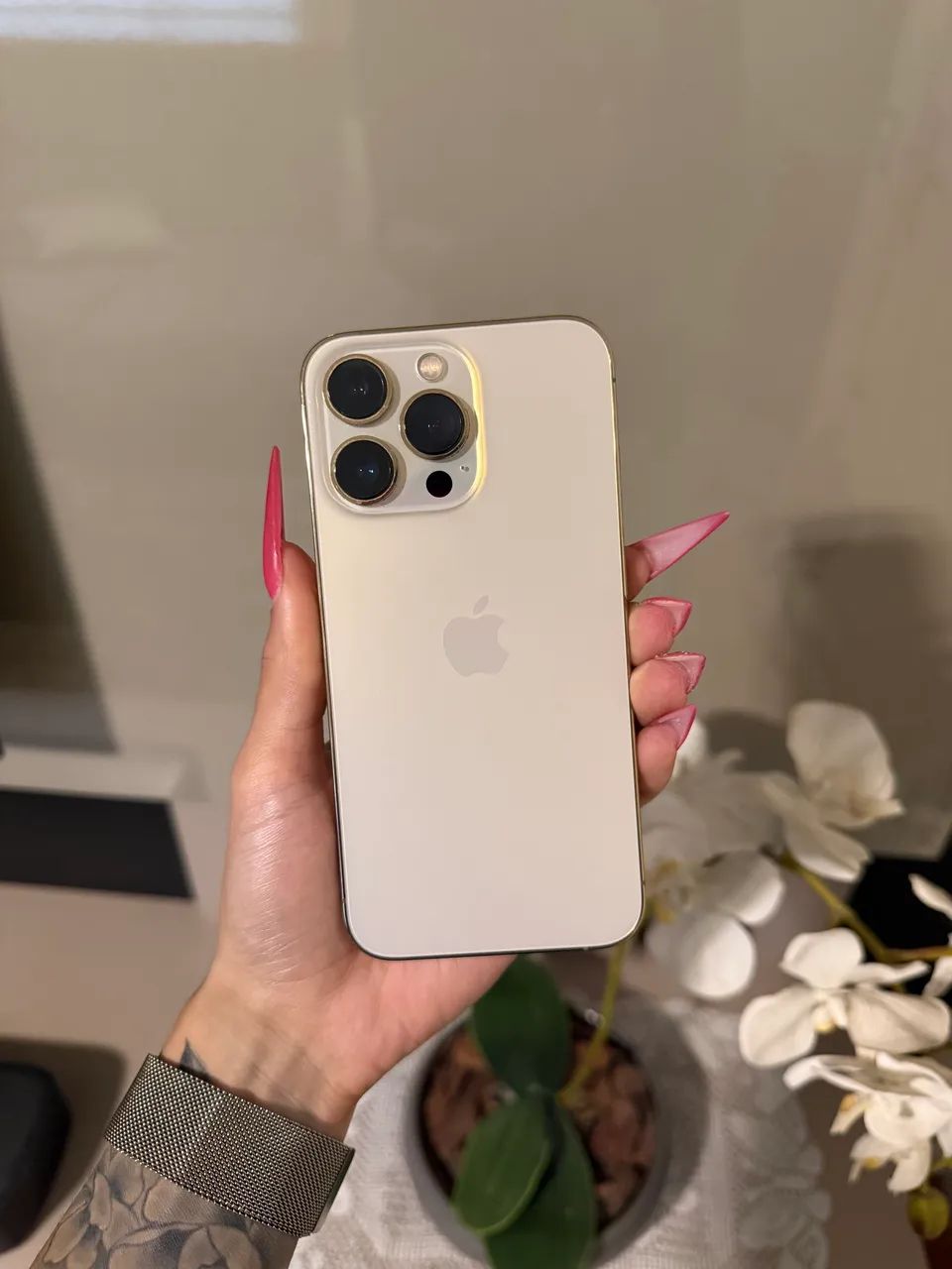 iPhone 13 Pro Max Gold IMPECÁVEL  - Foto 3