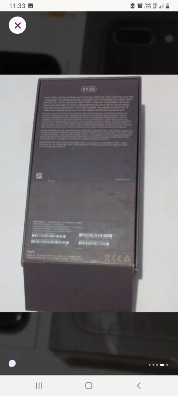 IPhone 8 plus 64g (tem que trocar a placa) - Foto 4